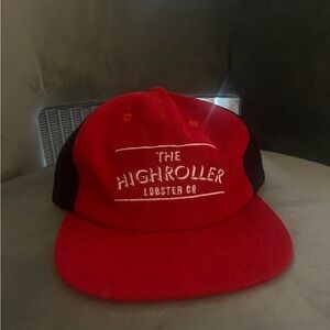 Red Highroller Lobster Co Cap